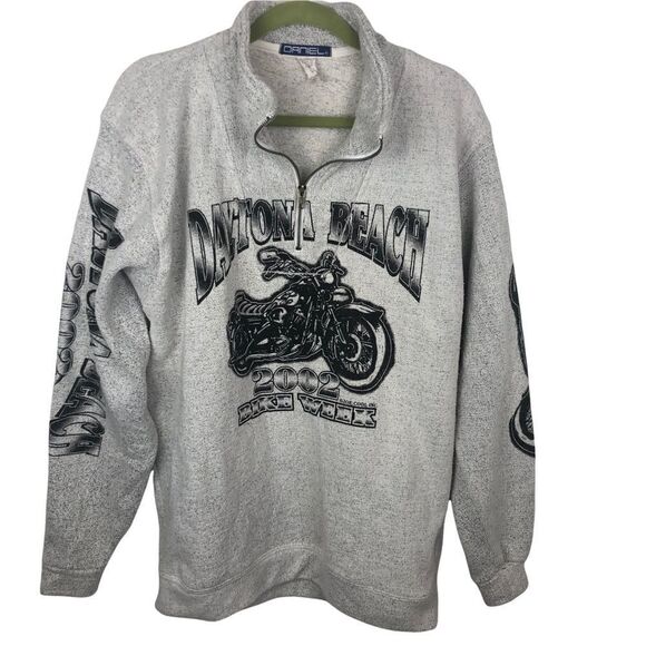Daytona beach biker motorcycle sweatshirt 2002